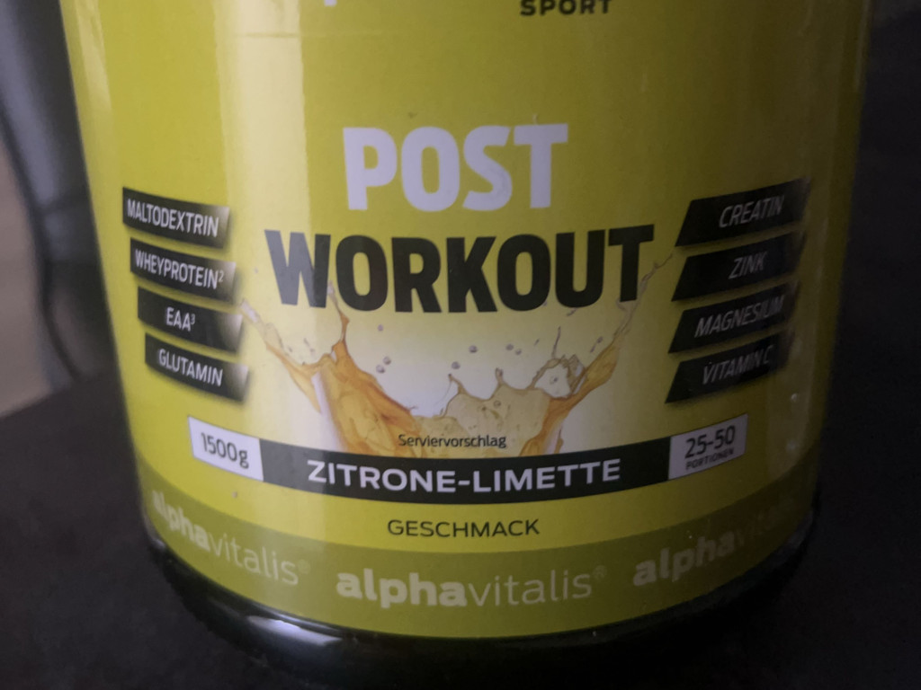 Alphavitalis Post Workout, Zitrone Limette von Raphael0815 | Hochgeladen von: Raphael0815