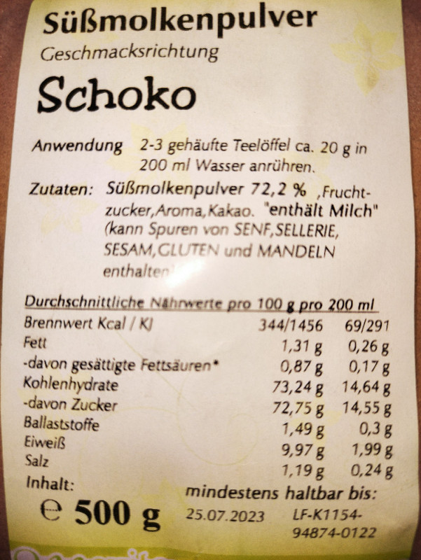 Süßmolkenpulver, Schoko von kaeuterhexegoloc624 | Hochgeladen von: kaeuterhexegoloc624