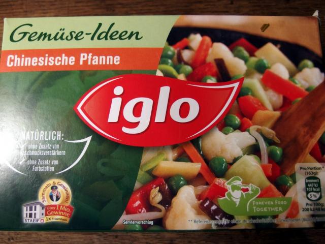 Gemüse-Ideen, Chinesische Pfanne, Hersteller Iglo - Vorderse | Hochgeladen von: arcticwolf