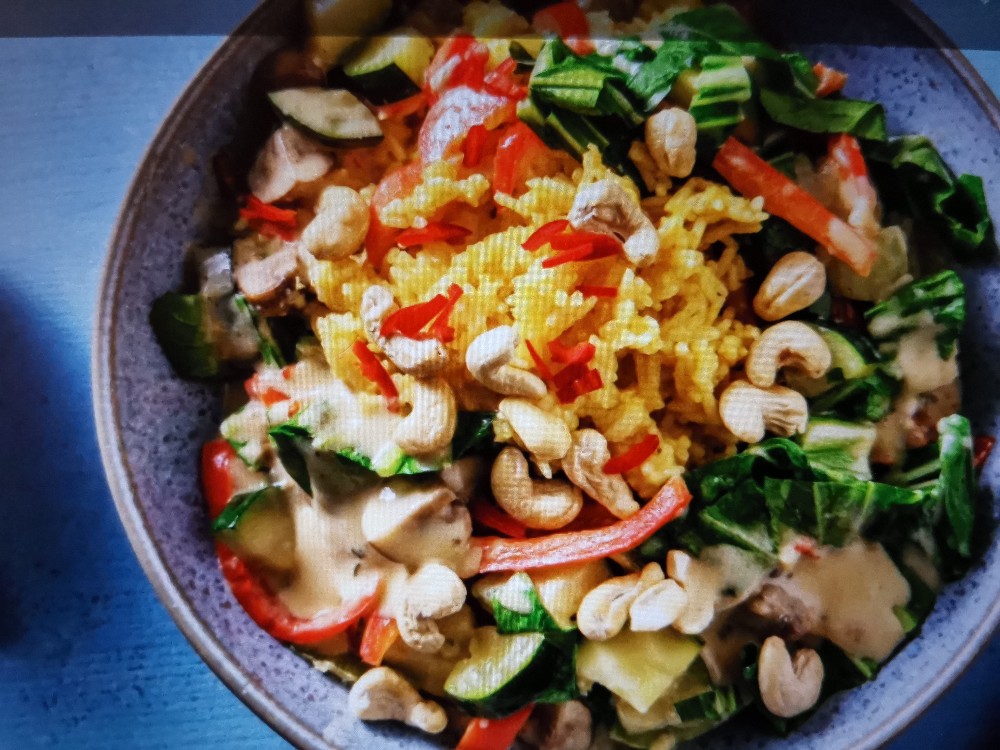 Vegane Gemüsepfanne mit Curryreis von minkipower | Hochgeladen von: minkipower