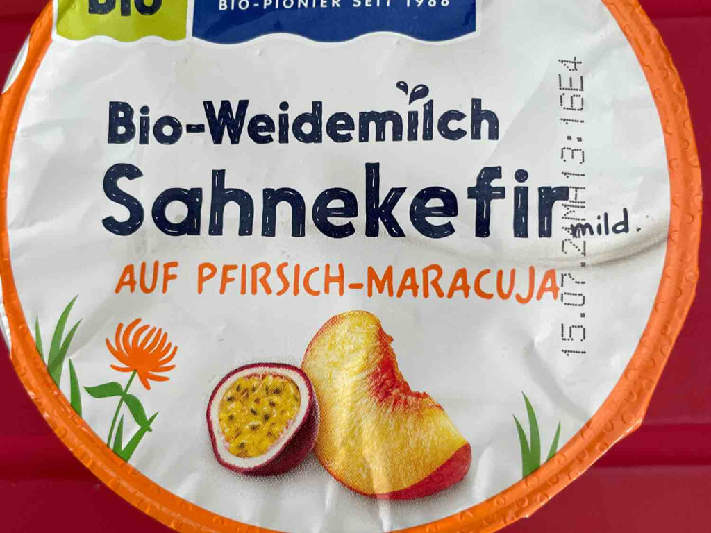 Sahnekefir (auf Pfirsich-Maracuja), Bio-Weidemilch von Sonnensch | Hochgeladen von: Sonnenschein247