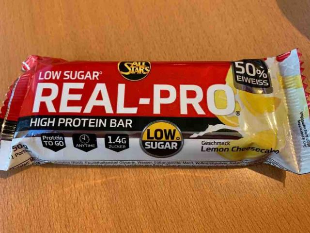 real pro High Protein Bar (keto), Lemon cheesecake von PeGaSus16 | Hochgeladen von: PeGaSus16