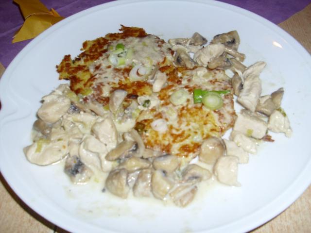 homemade Hähnchengeschnetzeltes mit Champignons | Hochgeladen von: Yen