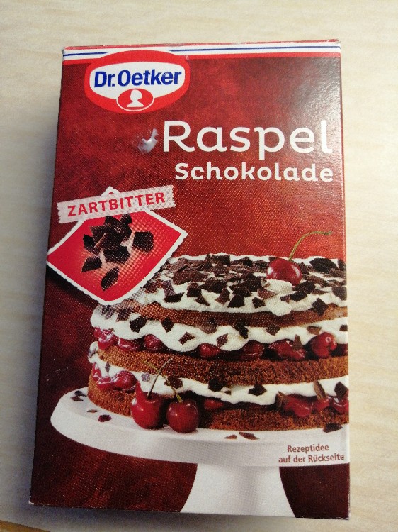 Raspel Schokolade, Zartbitter von Bcher Wurm | Hochgeladen von: Bcher Wurm