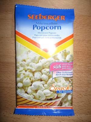 Seeberger Mikrowellen Popcorn, süß | Hochgeladen von: Curlysue