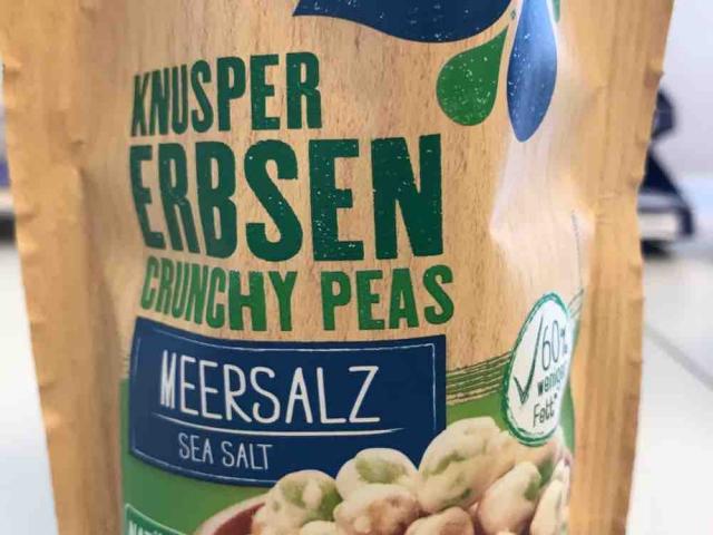 Knusper Erbsen crunchy peas Meersalz von frau feldbusch | Hochgeladen von: frau feldbusch