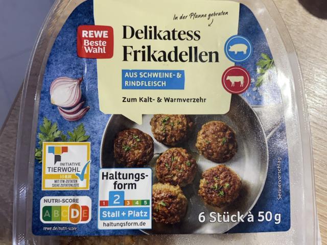 Delikatess Frikadellen von REWE, 19 g Fett von RolandStefan | Hochgeladen von: RolandStefan