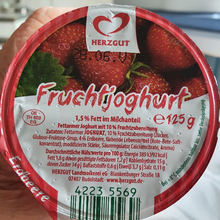 fruchtjoghurt , himbeere mit 1,5% fett von Horst L. | Hochgeladen von: Horst L.