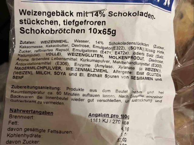 Schokobrötchen, Weizengebäck mit 14% von StarDreck | Hochgeladen von: StarDreck