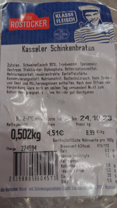 Kasseler Schinkenbraten von onkelmaki | Hochgeladen von: onkelmaki