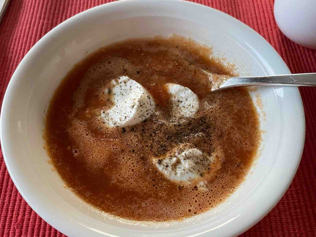 Selbstgemacht, Tomatensuppe mit Ziegenfrischkäse Kalorien - Gerichte - Fddb