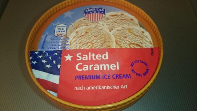 salted caramel premium ice cream , american | Hochgeladen von: FitOverFifty