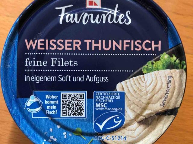 Weisser Thunfisch feine Filets in eigenem Saft von Einsigartig | Hochgeladen von: Einsigartig
