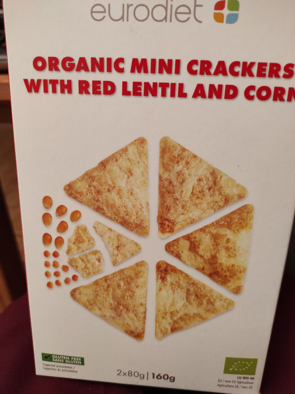 Organic Mini crackers, with Red lentil and corn von caro59 | Hochgeladen von: caro59