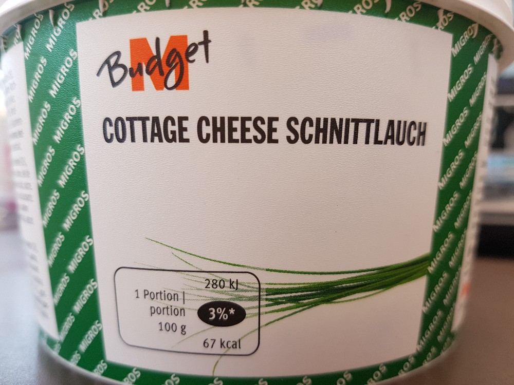 Cottage Cheese Ciboulette M-Budget Hüttenkäse mit Schnittlauch v | Hochgeladen von: Beri1
