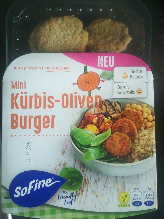 Kürbis-Oliven-Burger, mini von melinagina599 | Hochgeladen von: melinagina599