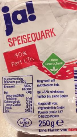 speisequark, 40% Fett i. Tr. von AntjeV40 | Hochgeladen von: AntjeV40