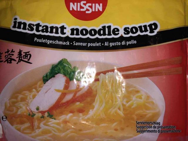 Nissin instant noodle soup, Chicken Poulet von gandroiid | Hochgeladen von: gandroiid