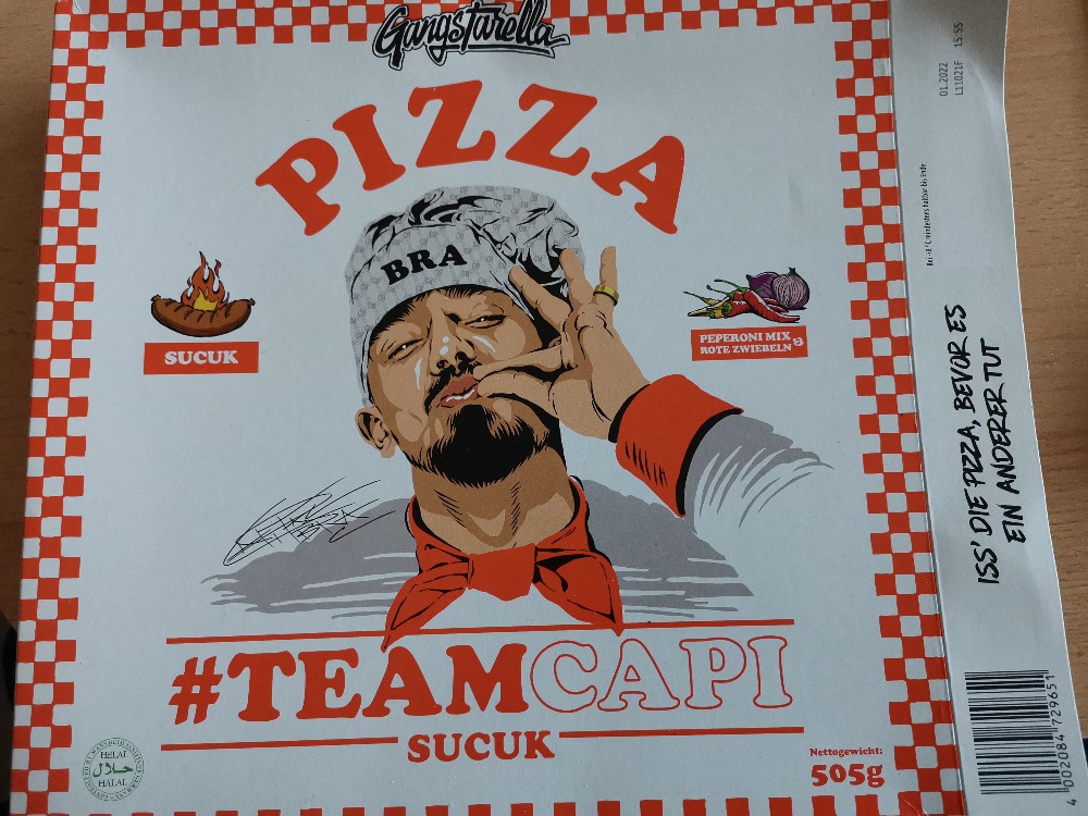 Gangstarella #Team Capi Pizza Sucuk 505g von Killertomate | Hochgeladen von: Killertomate