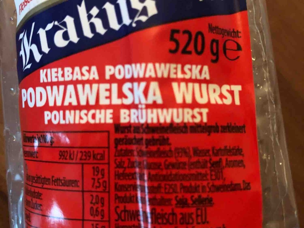 Podwawelska, Polnische Brühwurst von mf66 | Hochgeladen von: mf66
