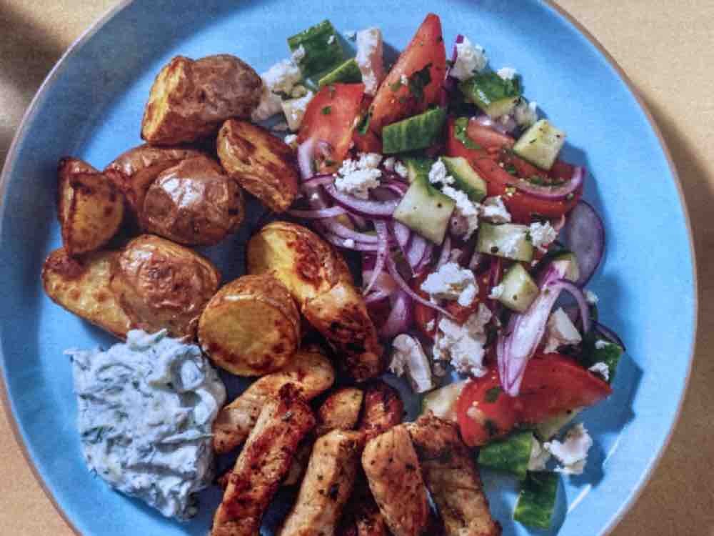 Gyros mit griechischem Salat & Dill-Dip von theDemnex | Hochgeladen von: theDemnex