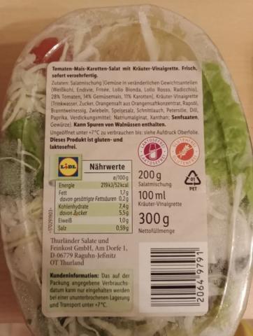 Salat Kunterbunt mit Kräuter-Vinaigrette (Lidl) | Hochgeladen von: LittleFrog