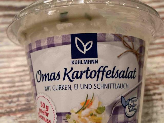 Omas Kartoffelsalat mit Gurke und Ei, mit Gurken, Ei und Schnitt | Hochgeladen von: Jessimaus