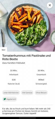 Tomatenhummus mit Pastinake und rote Beete, dazu Karotten-Feldsa | Hochgeladen von: Mahshid