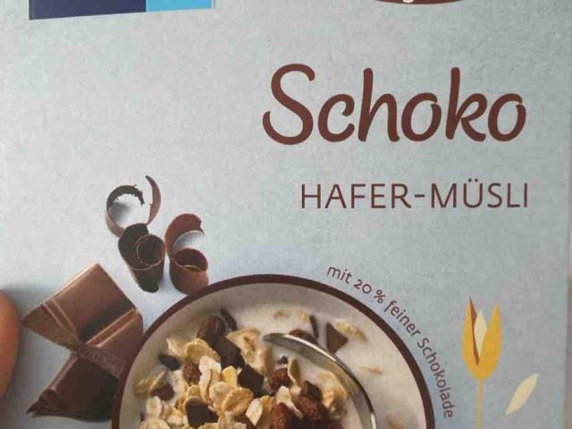 Müsli Schoko, Mit Hafer-Vollkornflocken und 20% feiner Schokol v | Hochgeladen von: lenaweinbuch