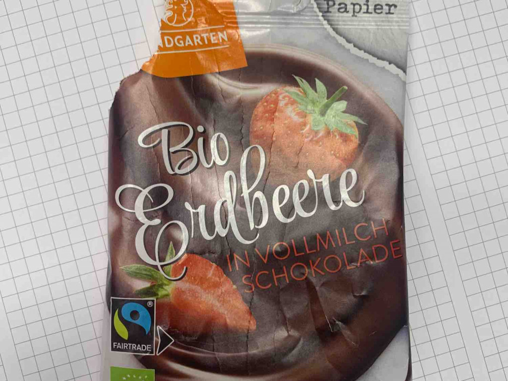 Bio Erdbeere, in Vollmilch Schokolade  von hanmarinah | Hochgeladen von: hanmarinah