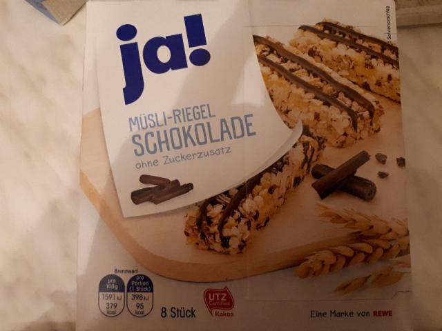 Müsli Riegel Schokolade, ohne Zuckerzusatz von JanaDD | Hochgeladen von: JanaDD