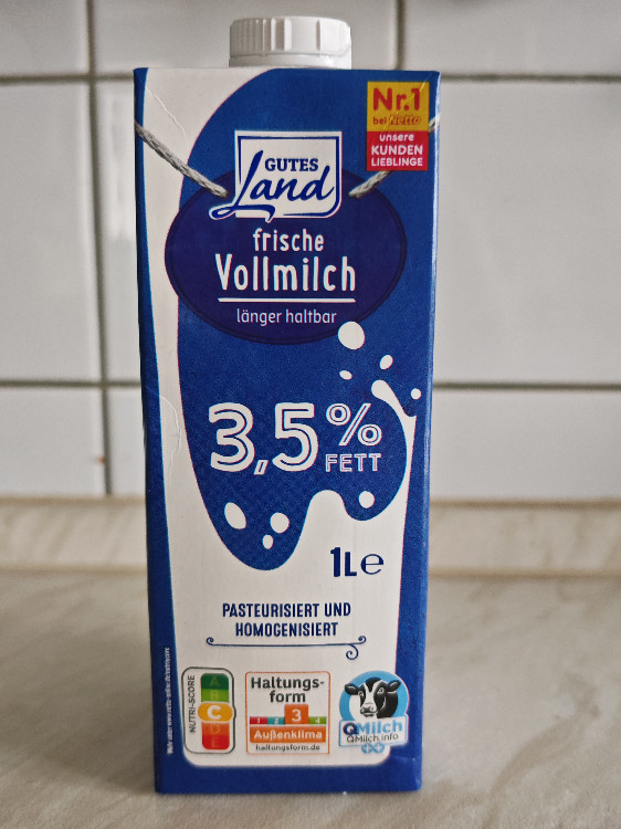 Frische Vollmilch, länger haltbar, 3,5% Fett von Bikochii | Hochgeladen von: Bikochii