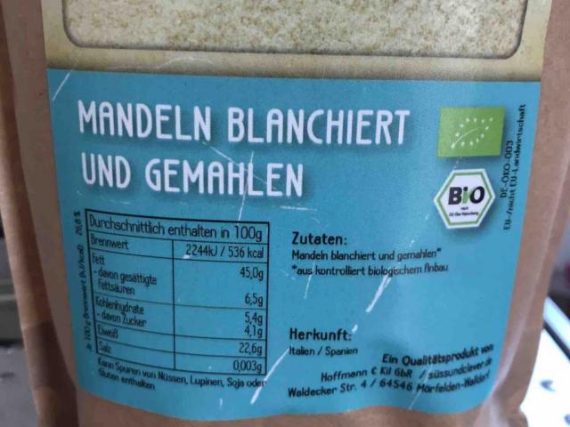 Mandelmehl von blgesund | Hochgeladen von: blgesund