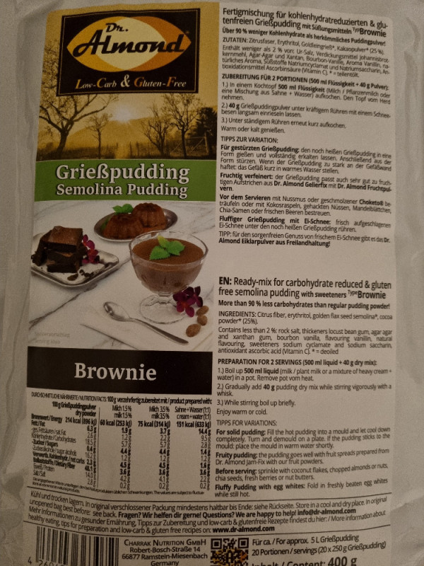 Griespudding, Brownie von CoonieCat | Hochgeladen von: CoonieCat