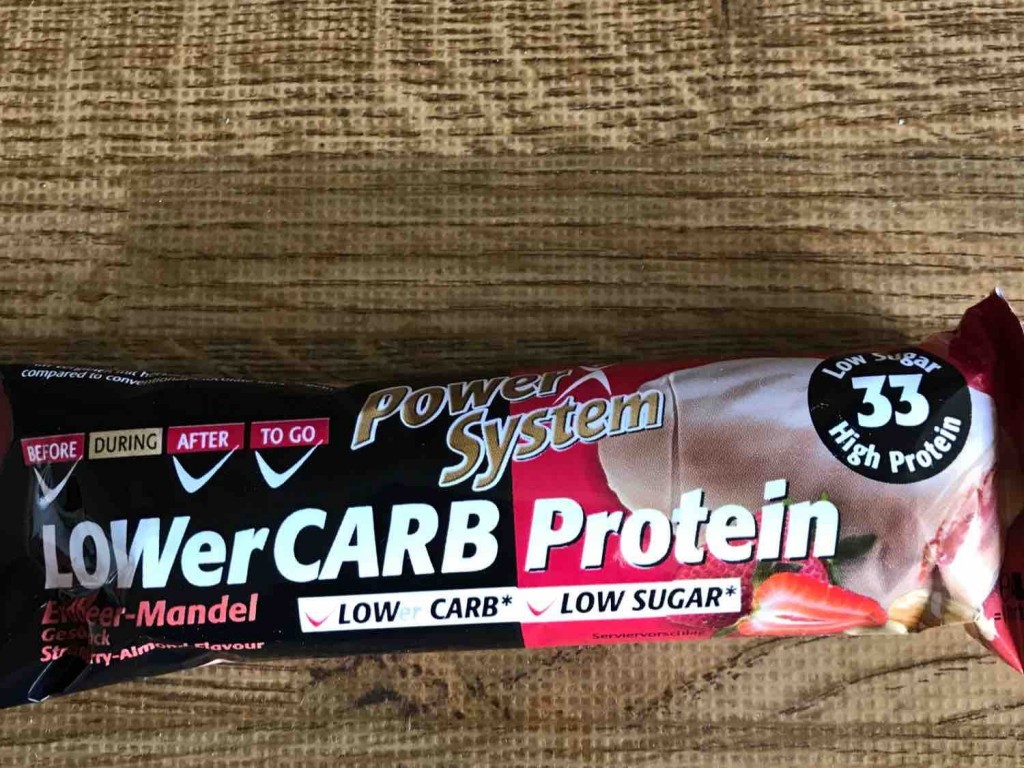 Lower Carb Protein Erdbeer-Mandel, low sugar  von AteBee | Hochgeladen von: AteBee