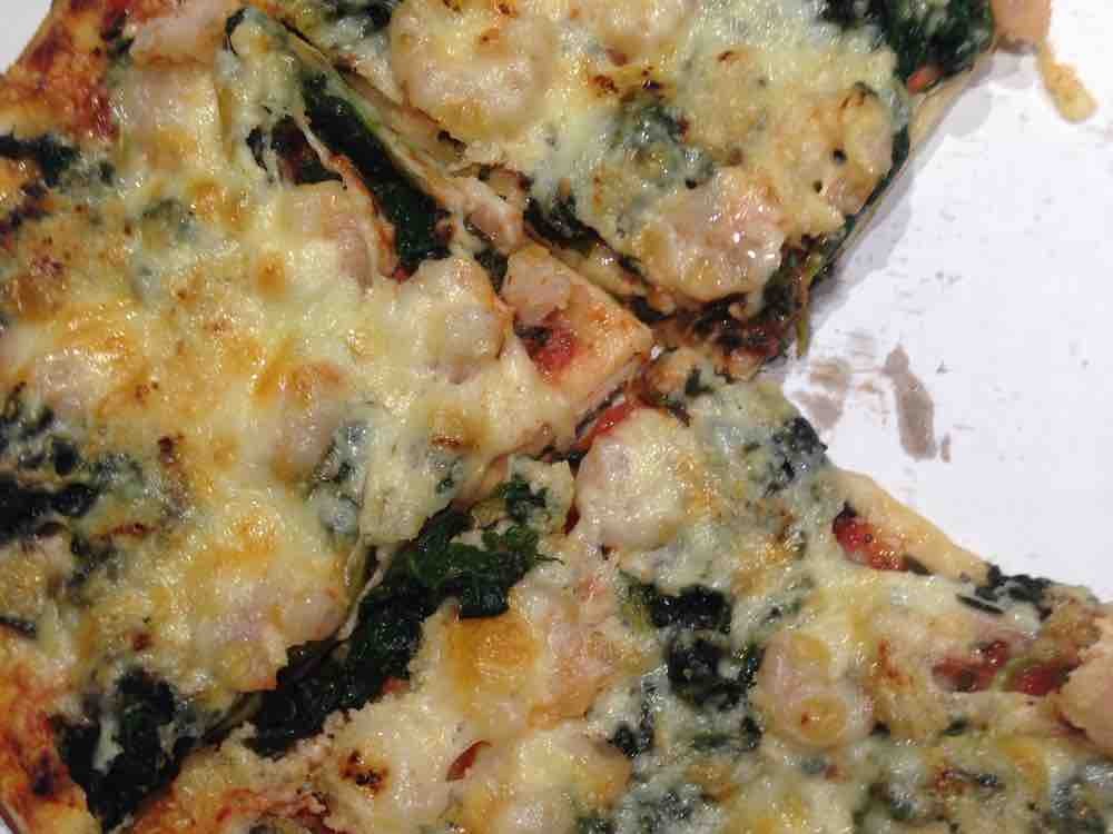 Pizza mit Krabben und Knoblauch von tigerblume | Hochgeladen von: tigerblume