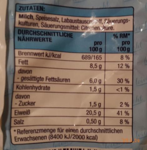 Mozzarella, 8,5% Fett | Hochgeladen von: Enomis62