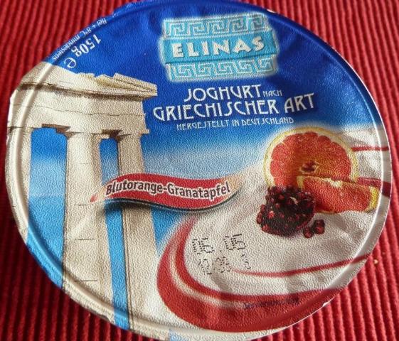 Elinas Joghurt griechischer Art, Blutorange-Granatapfel, Ora | Hochgeladen von: nikxname