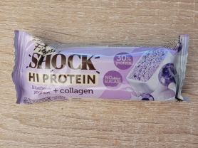 Shock Hi Protein Riegel Blueberry Yoghurt + Collagen | Hochgeladen von: LittleMac1976