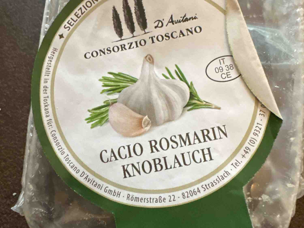 Cacio Rosmarin Knoblauch, Hartkäse 41% Fett von marko0703 | Hochgeladen von: marko0703