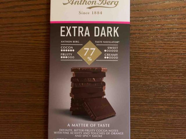 Extra dark chocolate, 77% by Lunacqua | Uploaded by: Lunacqua