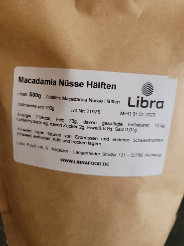 Macadamia Nüsse, ungesalzen von Columbo | Hochgeladen von: Columbo