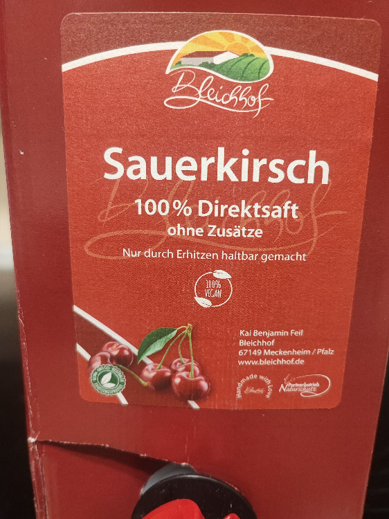 Sauerkirsch, 100% Direktsaft ohne Zusätze von Ganymed81 | Hochgeladen von: Ganymed81