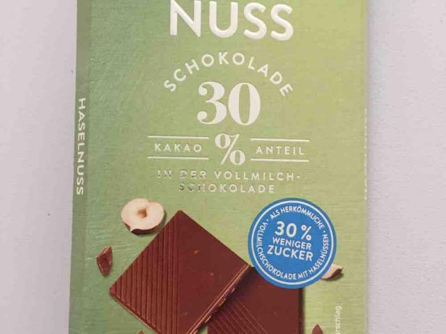 Haselnussschokolade, 30%  weniger Zucker von SausE | Hochgeladen von: SausE