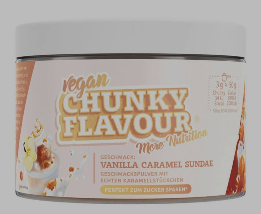 Chunky Flavour, Vanilla Caramel Sundae vegan von Tribi | Hochgeladen von: Tribi