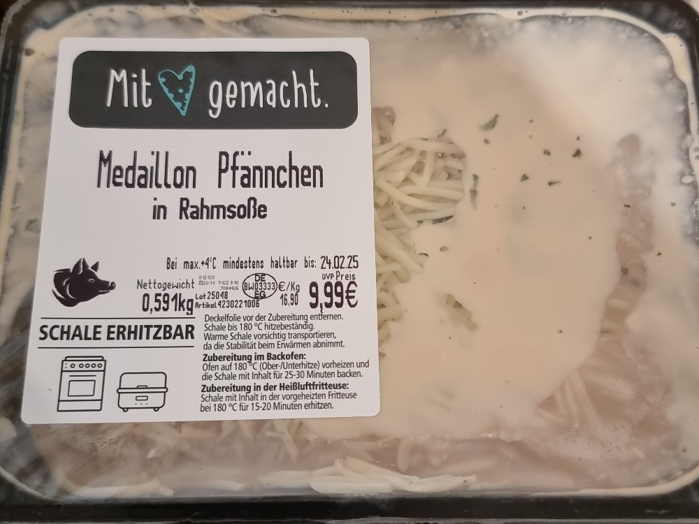 Medaillon Pfännchen in Rahmsoße von Patroklos | Hochgeladen von: Patroklos