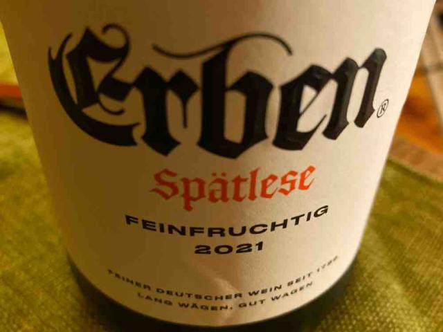 Erben Spätlese, Wein von Perle69 | Hochgeladen von: Perle69