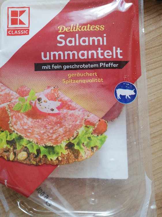 Delikatesse Salami ummantelt mit fein geschrotetem Pfeffer von M | Hochgeladen von: MondKuss