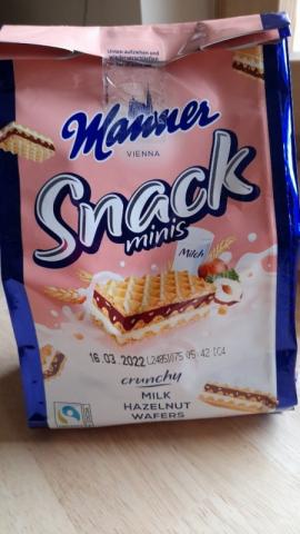 Manner Snack minis Milch von Holzfee | Hochgeladen von: Holzfee