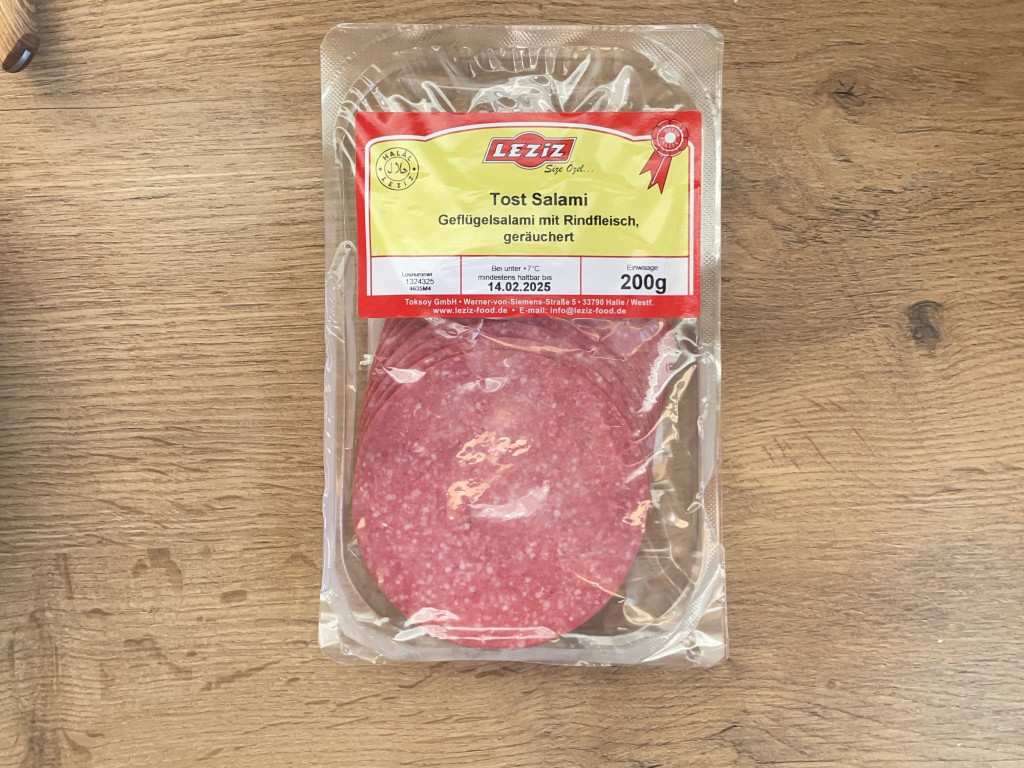 Tost Salami, Geflügelsalami mit Rindfleisch, geräuchert von Semi | Hochgeladen von: SemirBec